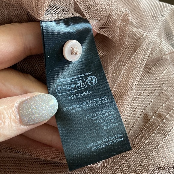 Anthropologie The Remie Sequined Brown Shirt - Picture 7 of 8